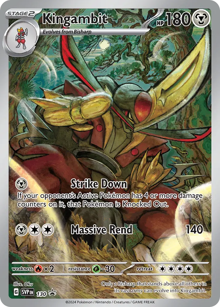 Kingambit (Scarlet & Violet Black Star Promos) - Pokémon in TCG Land