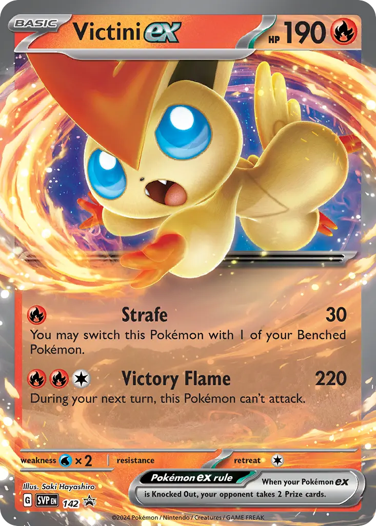 Victini ex (Scarlet & Violet Black Star Promos) - Pokémon in TCG Land México