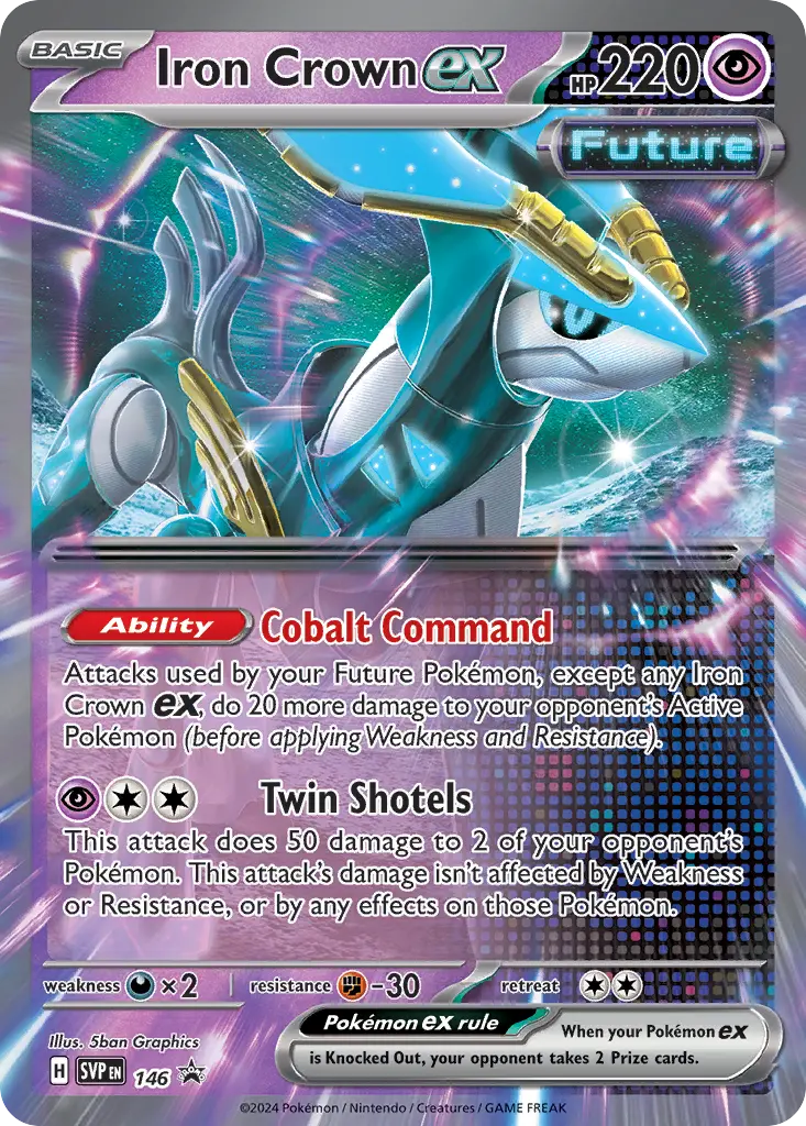 Iron Crown ex (Scarlet & Violet Black Star Promos) - Pokémon in TCG Land
