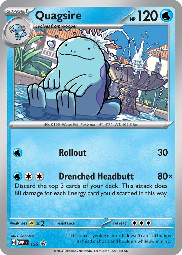 Quagsire (Scarlet & Violet Black Star Promos) - Pokémon in TCG Land