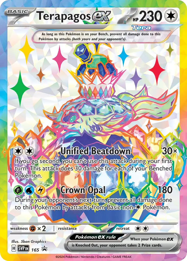 Terapagos ex (Scarlet & Violet Black Star Promos) - Pokémon in TCG Land