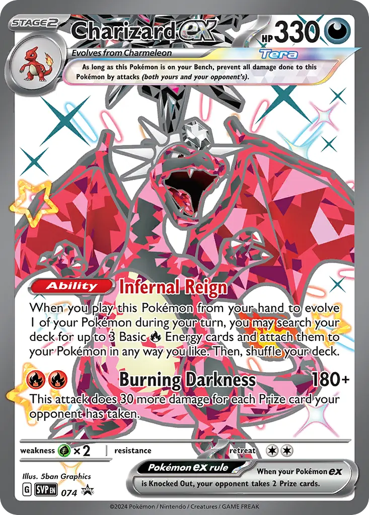 Charizard ex (Scarlet & Violet Black Star Promos) - Pokémon in TCG Land