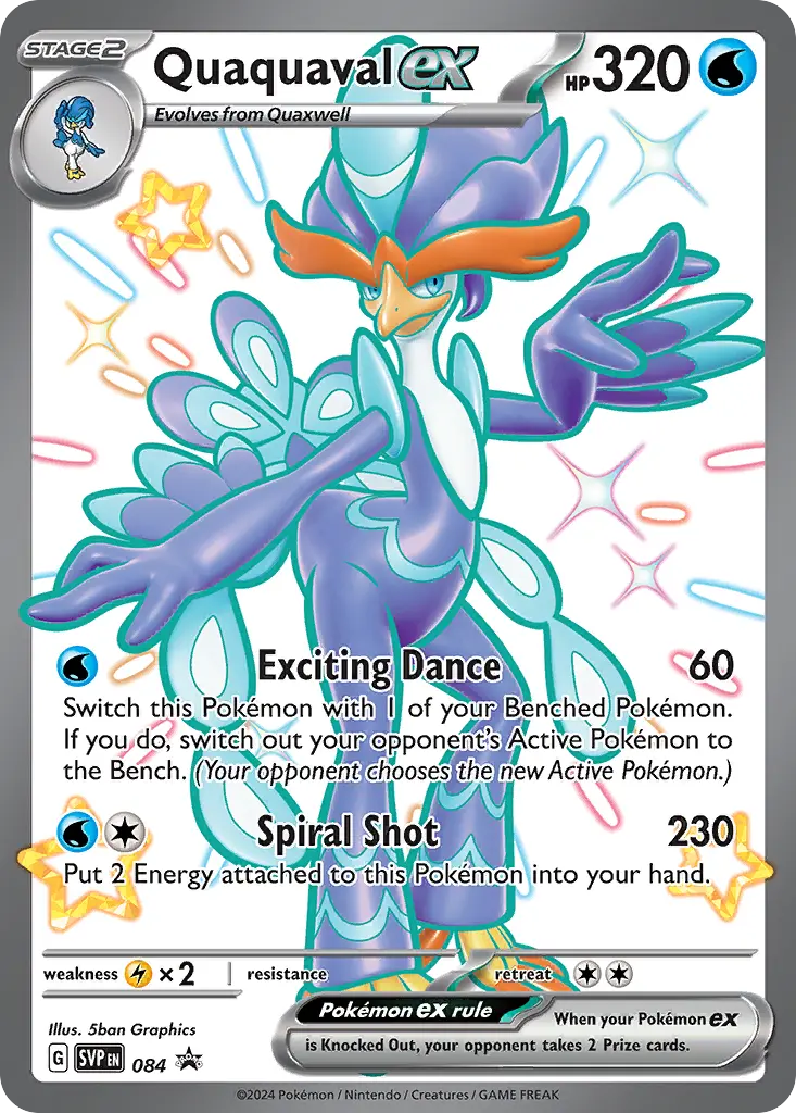 Quaquaval ex (Scarlet & Violet Black Star Promos) - Pokémon in TCG Land México