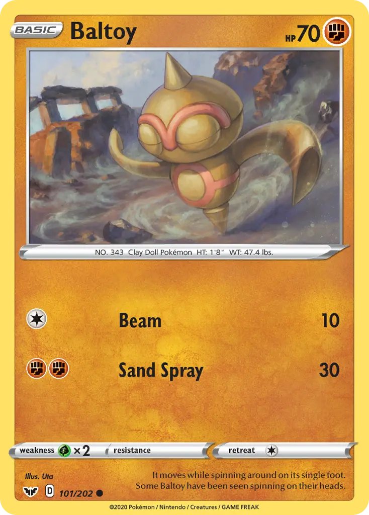 Baltoy (Sword & Shield) - Pokémon in TCG Land México
