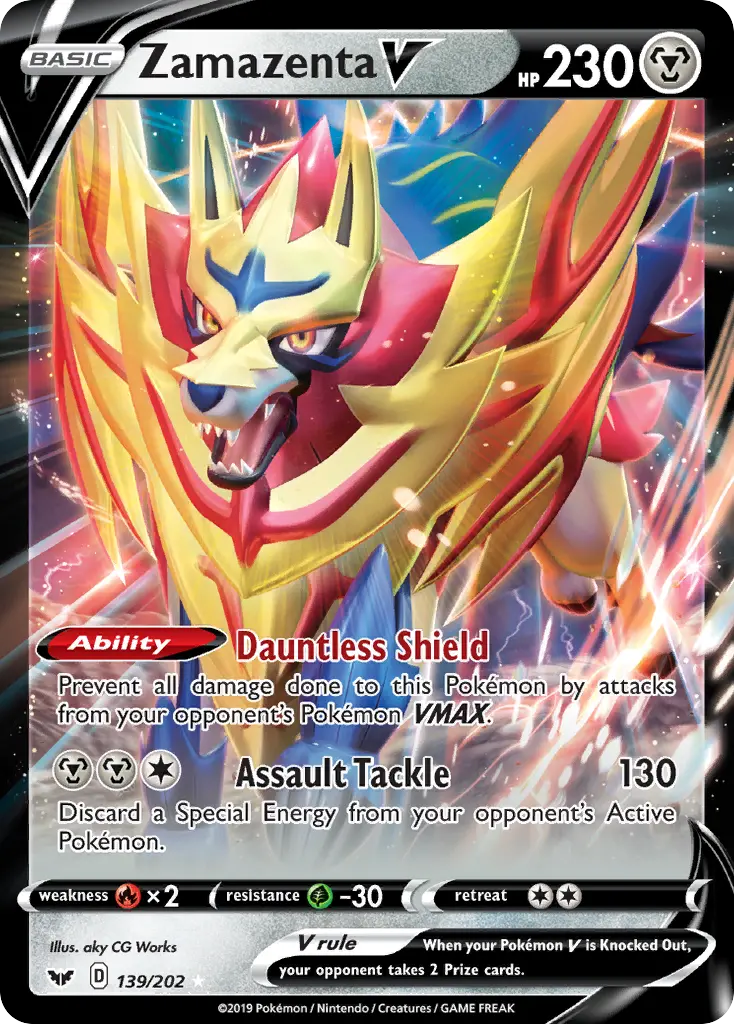 Zamazenta V (Sword & Shield) - Pokémon in TCG Land México