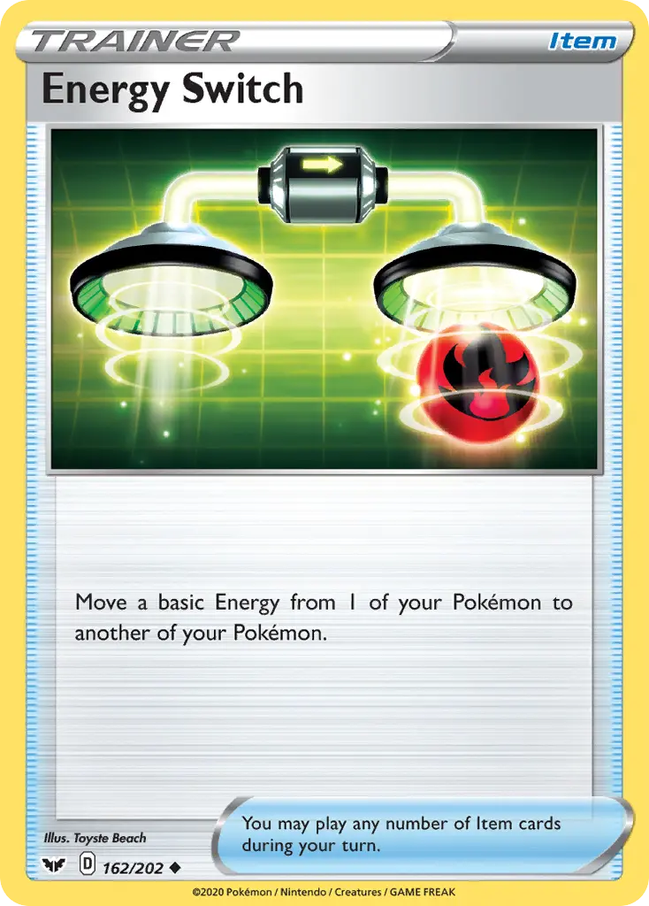 Energy Switch (Sword & Shield) - Pokémon in TCG Land México