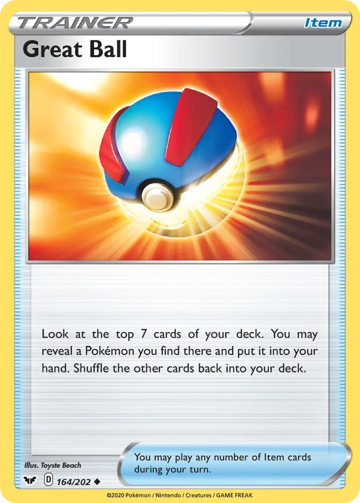 Great Ball (Sword & Shield) - Pokémon in TCG Land