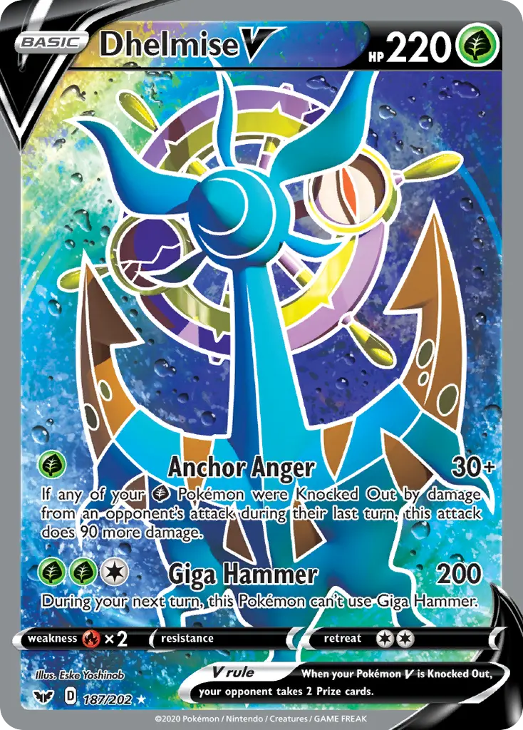 Dhelmise V (Sword & Shield) - Pokémon in TCG Land