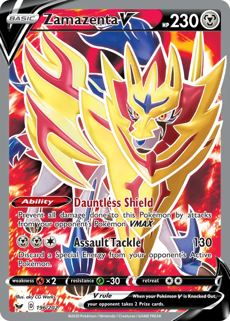 Zamazenta V (Sword & Shield) - Pokémon in TCG Land México