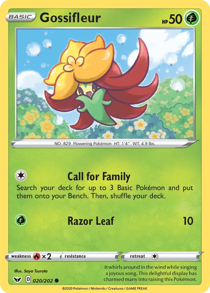Gossifleur (Sword & Shield) - Pokémon in TCG Land