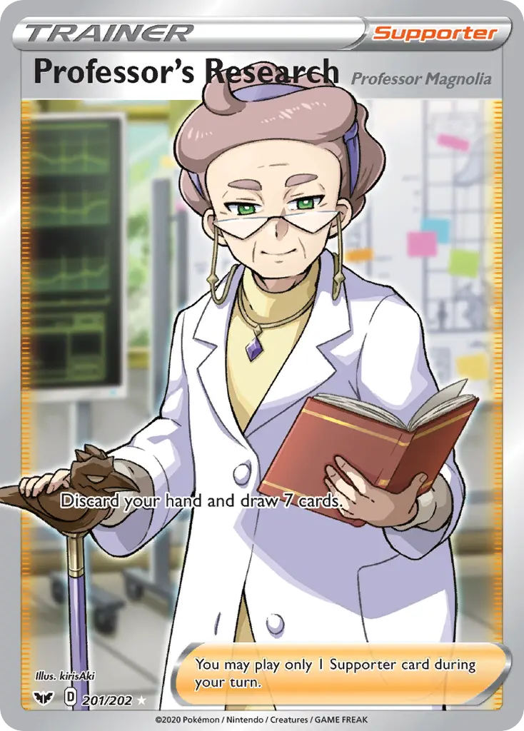 Professor's Research (Professor Magnolia) (Sword & Shield) - Pokémon in TCG Land