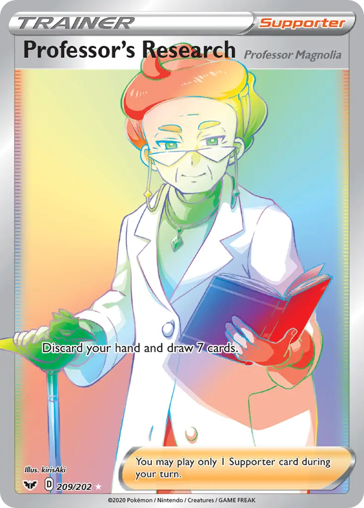 Professor's Research (Professor Magnolia) (Sword & Shield) - Pokémon in TCG Land