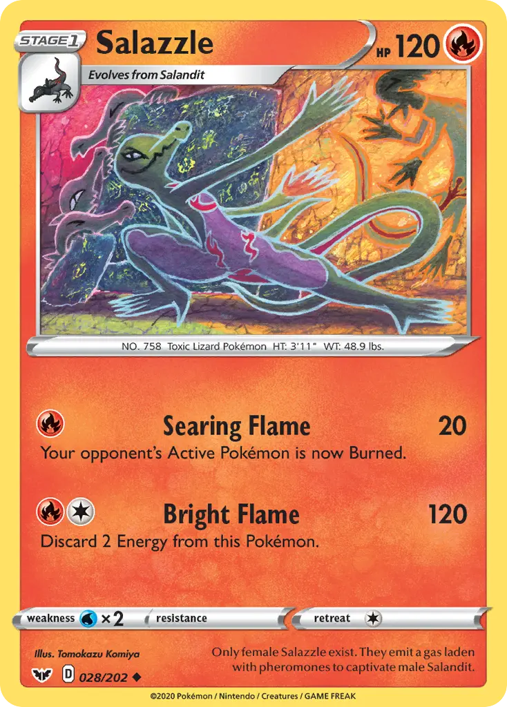 Salazzle (Sword & Shield) - Pokémon in TCG Land