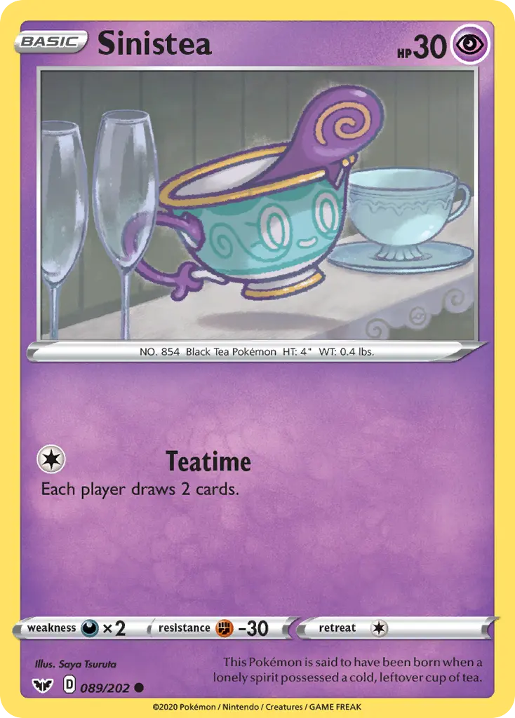 Sinistea (Sword & Shield) - Pokémon in TCG Land