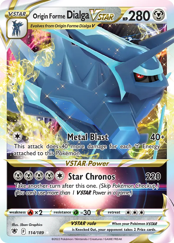 Origin Forme Dialga VSTAR (Astral Radiance) - Pokémon in TCG Land México