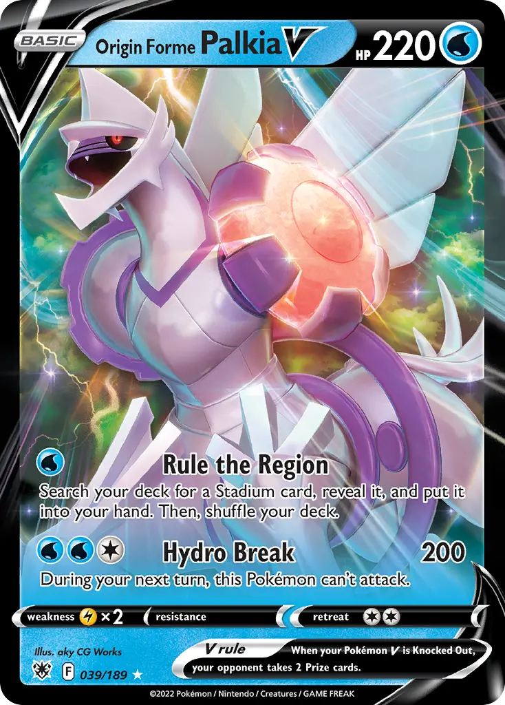 Origin Forme Palkia V (Astral Radiance) - Pokémon in TCG Land México