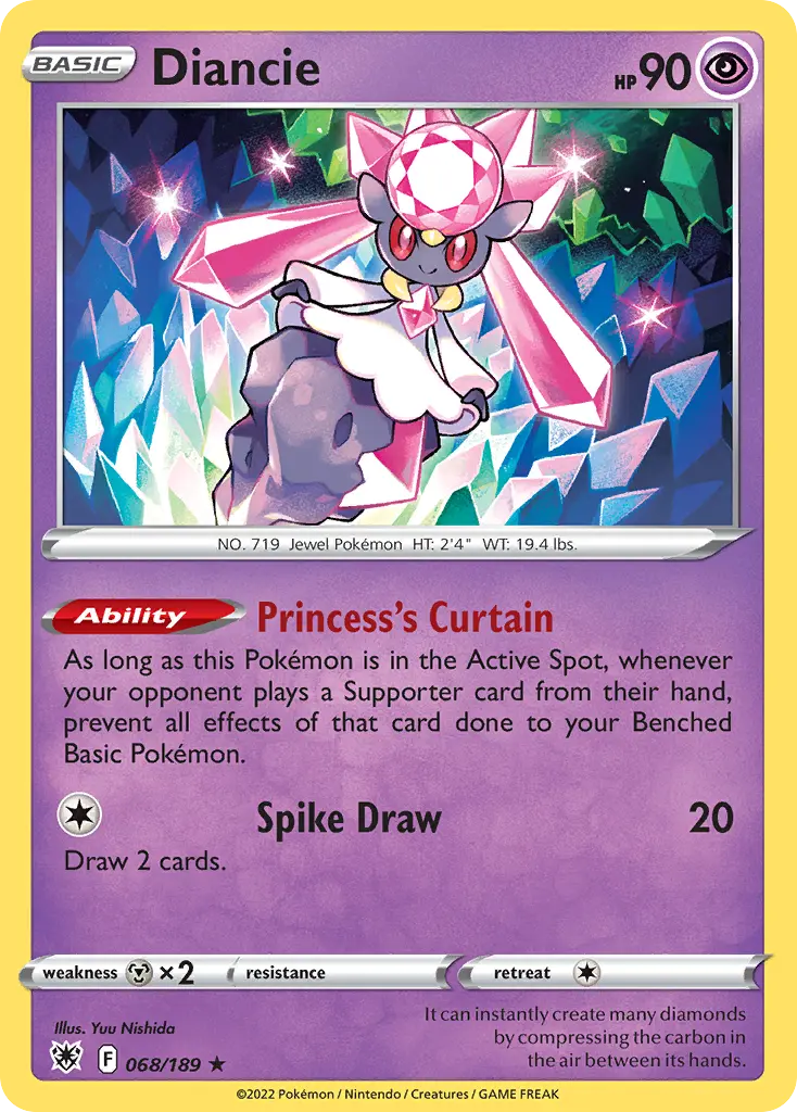 Diancie (Astral Radiance) - Pokémon in TCG Land México