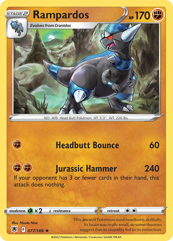 Rampardos (Astral Radiance) - Pokémon in TCG Land