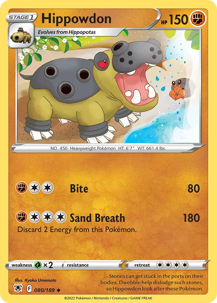Hippowdon (Astral Radiance) - Pokémon in TCG Land