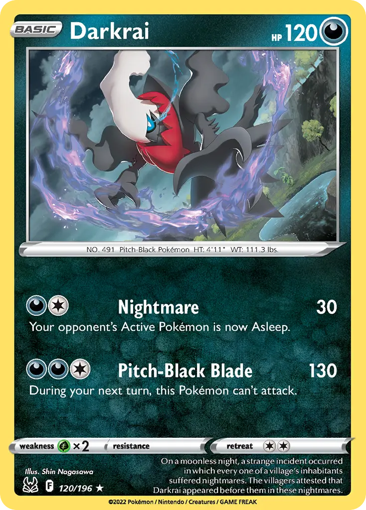 Darkrai (Lost Origin) - Pokémon in TCG Land México