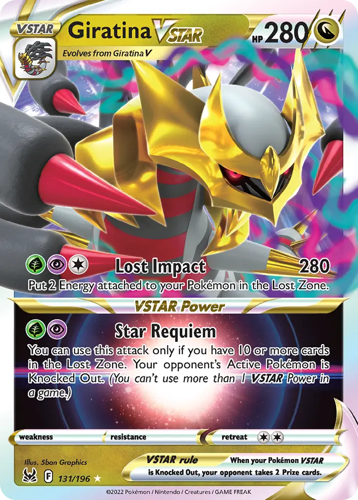 Giratina VSTAR (Lost Origin) - Pokémon in TCG Land México