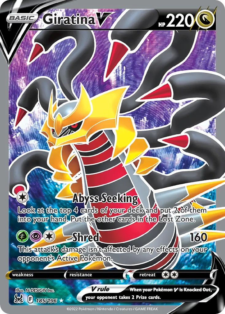 Giratina V (Lost Origin) - Pokémon in TCG Land