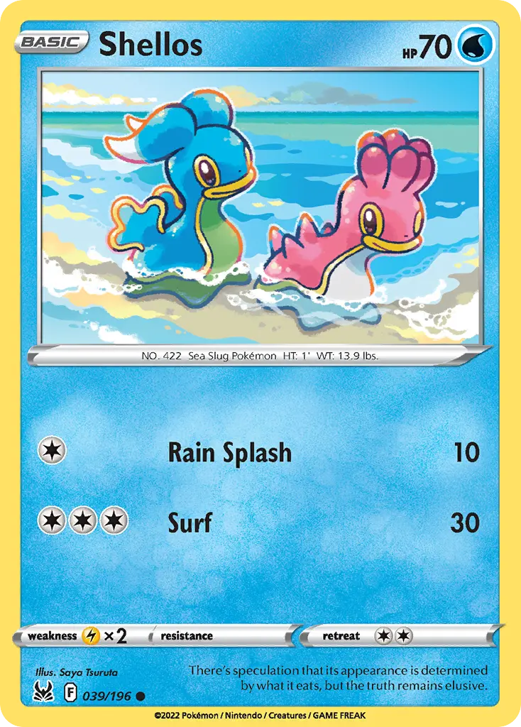 Shellos (Lost Origin) - Pokémon in TCG Land México