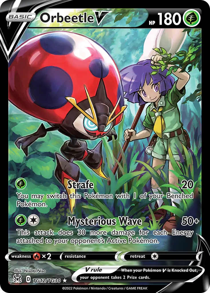 Orbeetle V (Lost Origin Trainer Gallery) - Pokémon in TCG Land México
