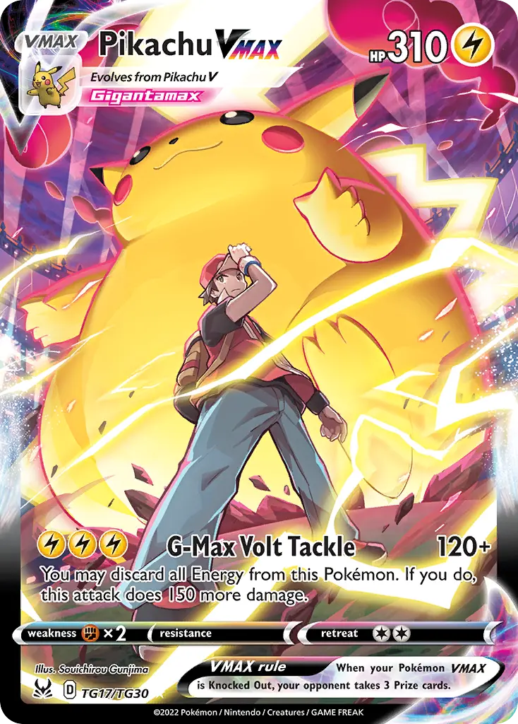 Pikachu VMAX (Lost Origin Trainer Gallery) - Pokémon in TCG Land México