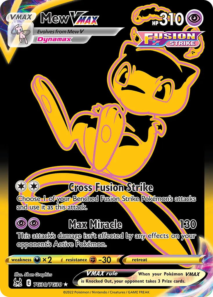Mew VMAX (Lost Origin Trainer Gallery) - Pokémon in TCG Land México