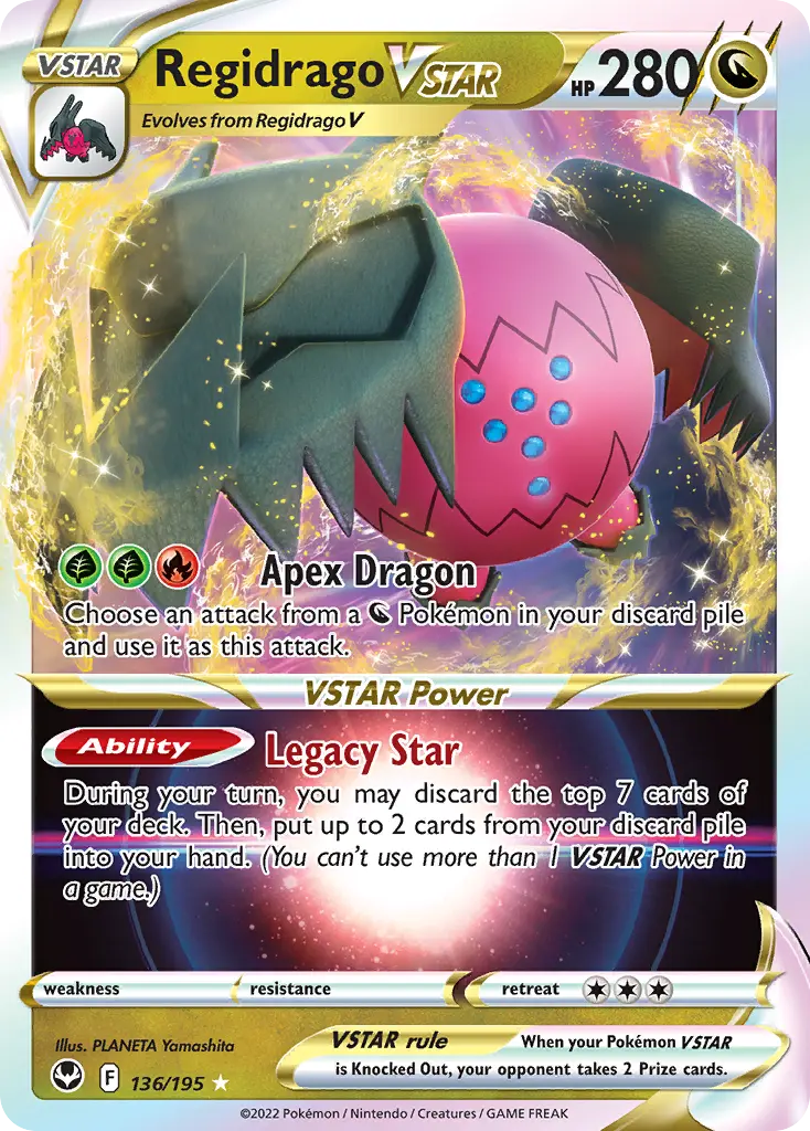 Regidrago VSTAR (Silver Tempest) - Pokémon in TCG Land
