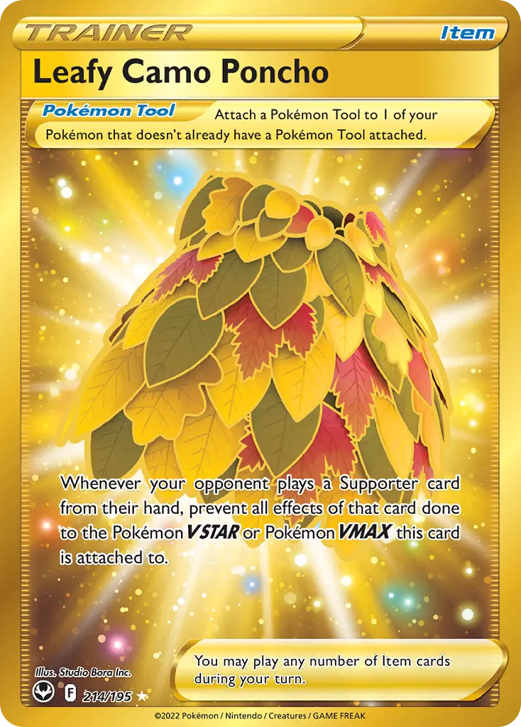Leafy Camo Poncho (Silver Tempest) - Pokémon in TCG Land