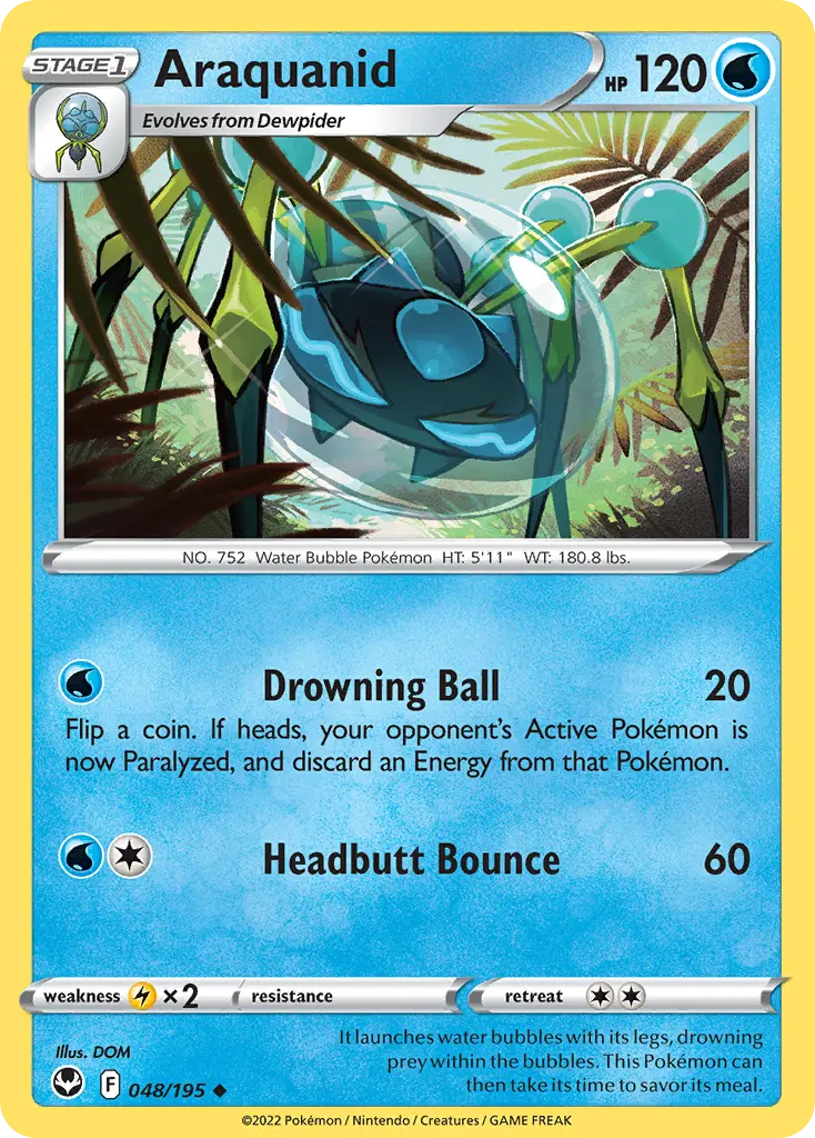 Araquanid (Silver Tempest) - Pokémon in TCG Land