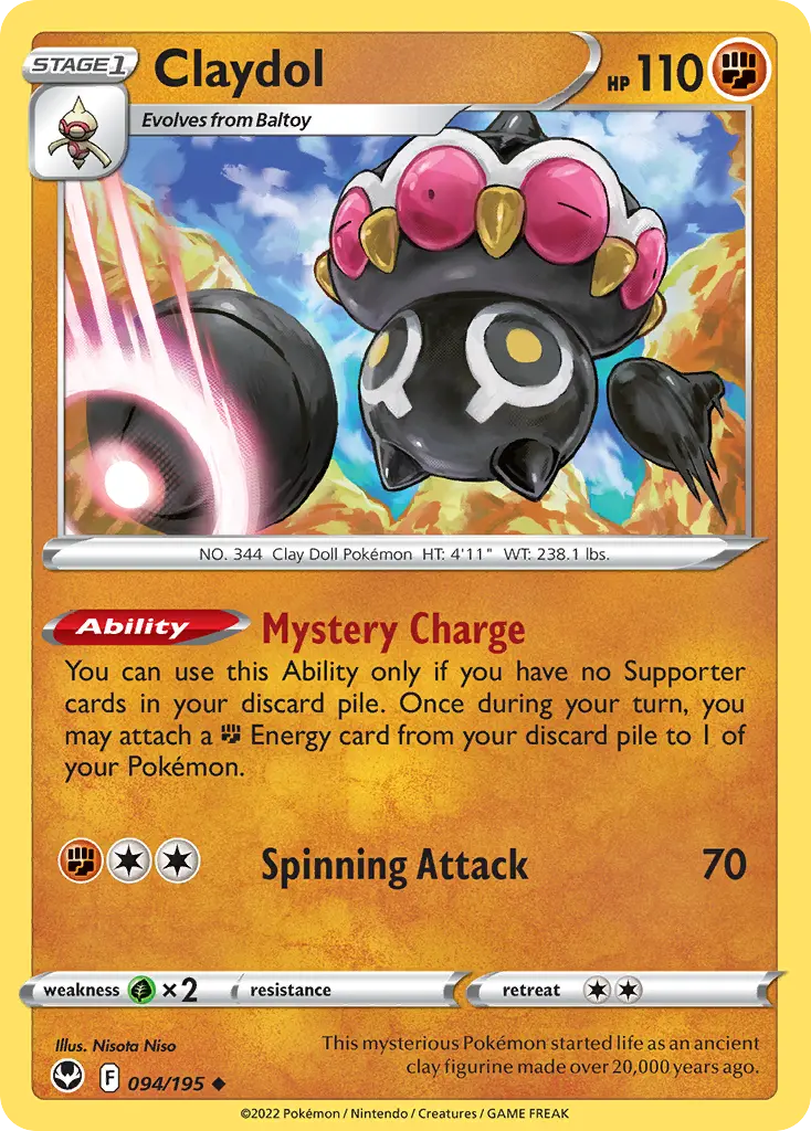 Claydol (Silver Tempest) - Pokémon in TCG Land México