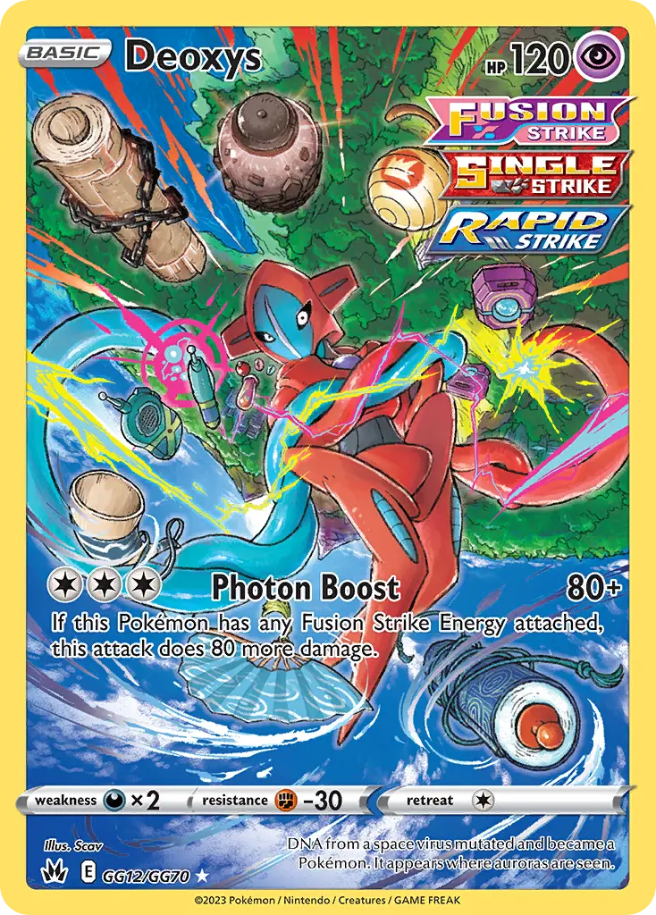 Deoxys (Crown Zenith Galarian Gallery) - Pokémon in TCG Land México