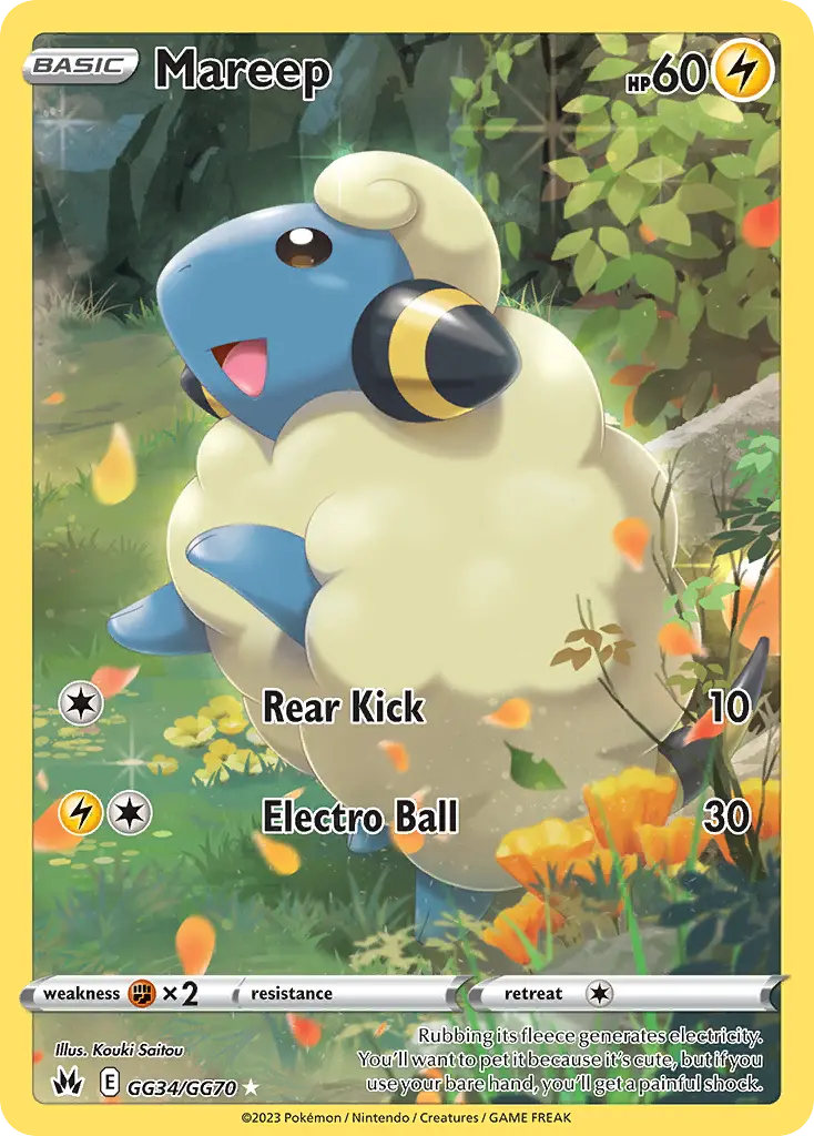 Mareep (Crown Zenith Galarian Gallery) - Pokémon in TCG Land