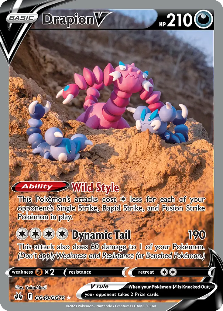 Drapion V (Crown Zenith Galarian Gallery) - Pokémon in TCG Land