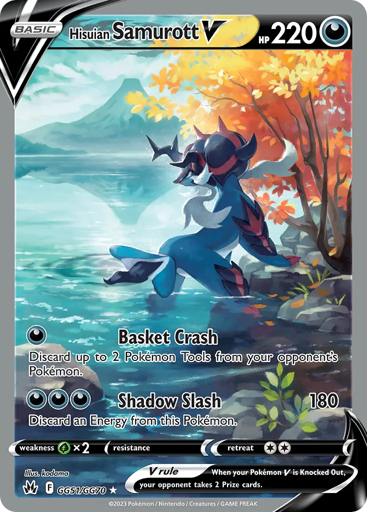 Hisuian Samurott V (Crown Zenith Galarian Gallery) - Pokémon in TCG Land