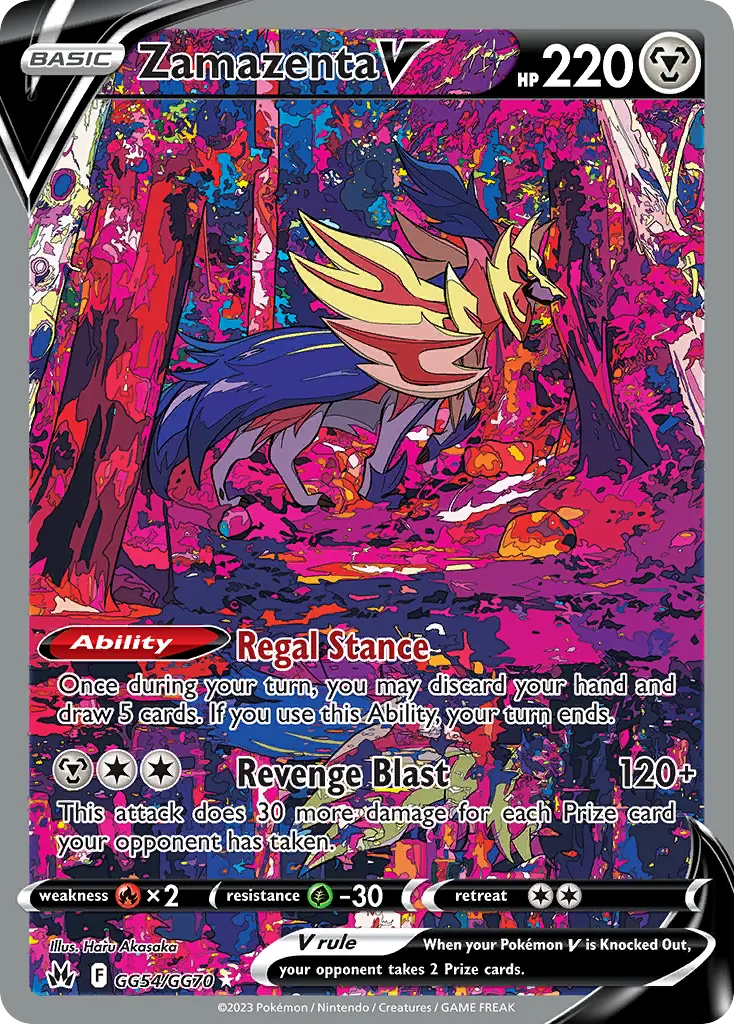 Zamazenta V (Crown Zenith Galarian Gallery) - Pokémon in TCG Land México