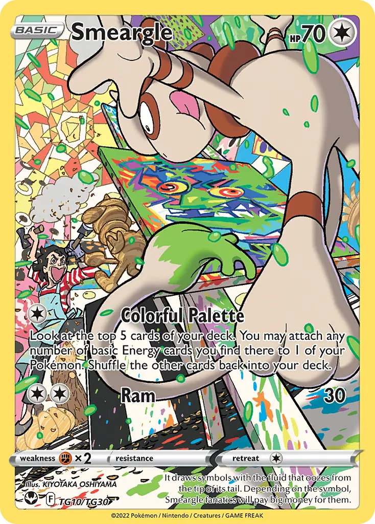 Smeargle (Silver Tempest Trainer Gallery) - Pokémon in TCG Land