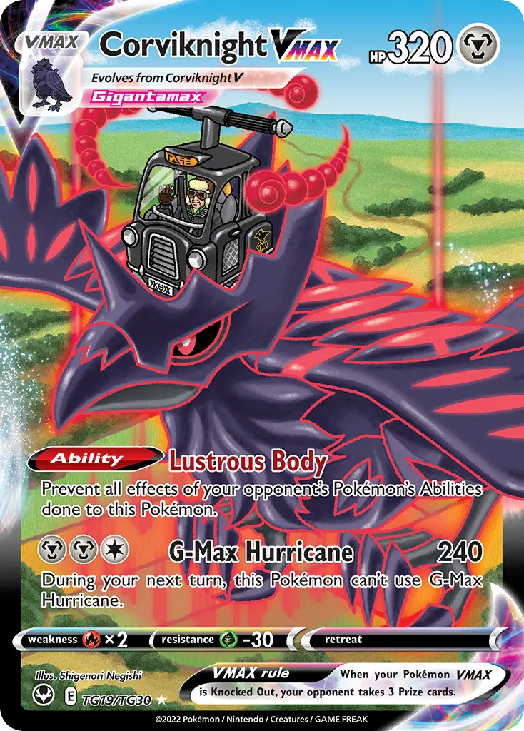 Corviknight VMAX (Silver Tempest Trainer Gallery) - Pokémon in TCG Land México