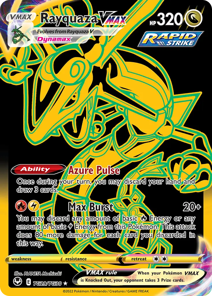 Rayquaza VMAX (Silver Tempest Trainer Gallery) - Pokémon in TCG Land