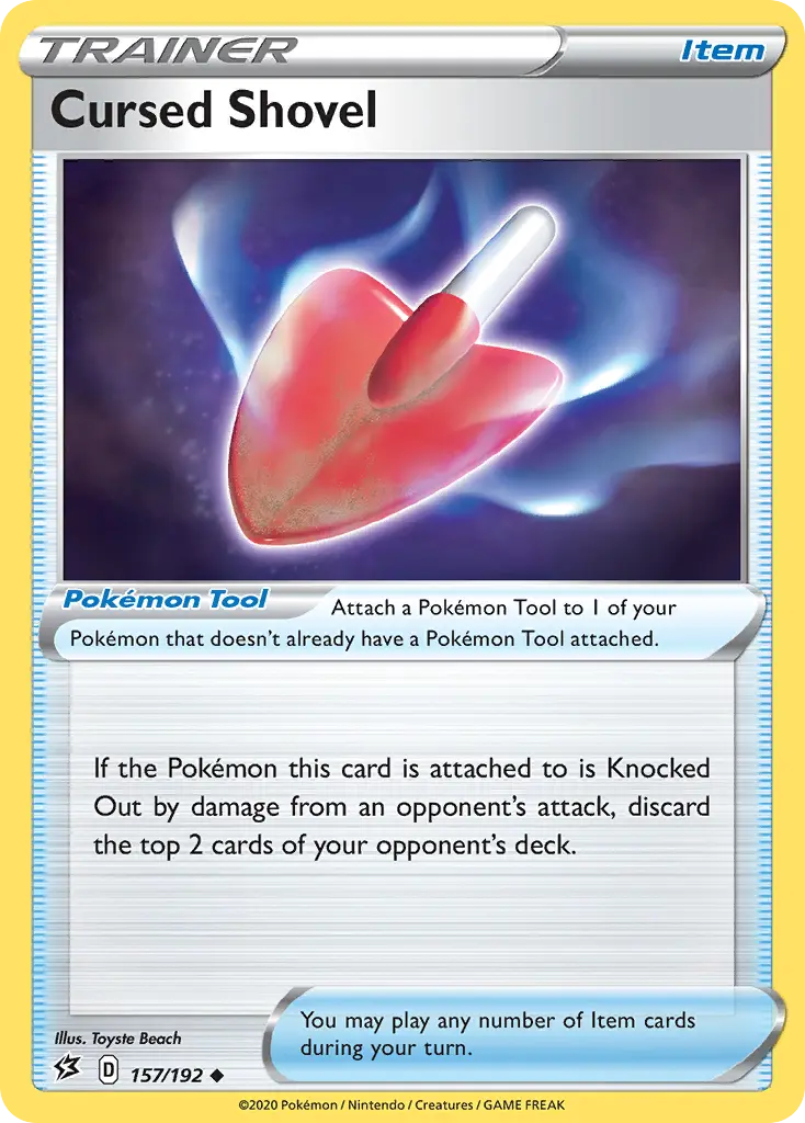 Cursed Shovel (Rebel Clash) - Pokémon in TCG Land México