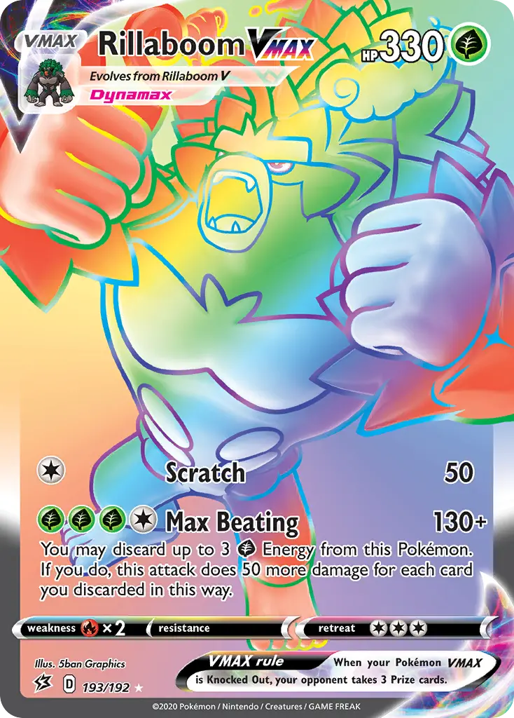 Rillaboom VMAX (Rebel Clash) - Pokémon in TCG Land