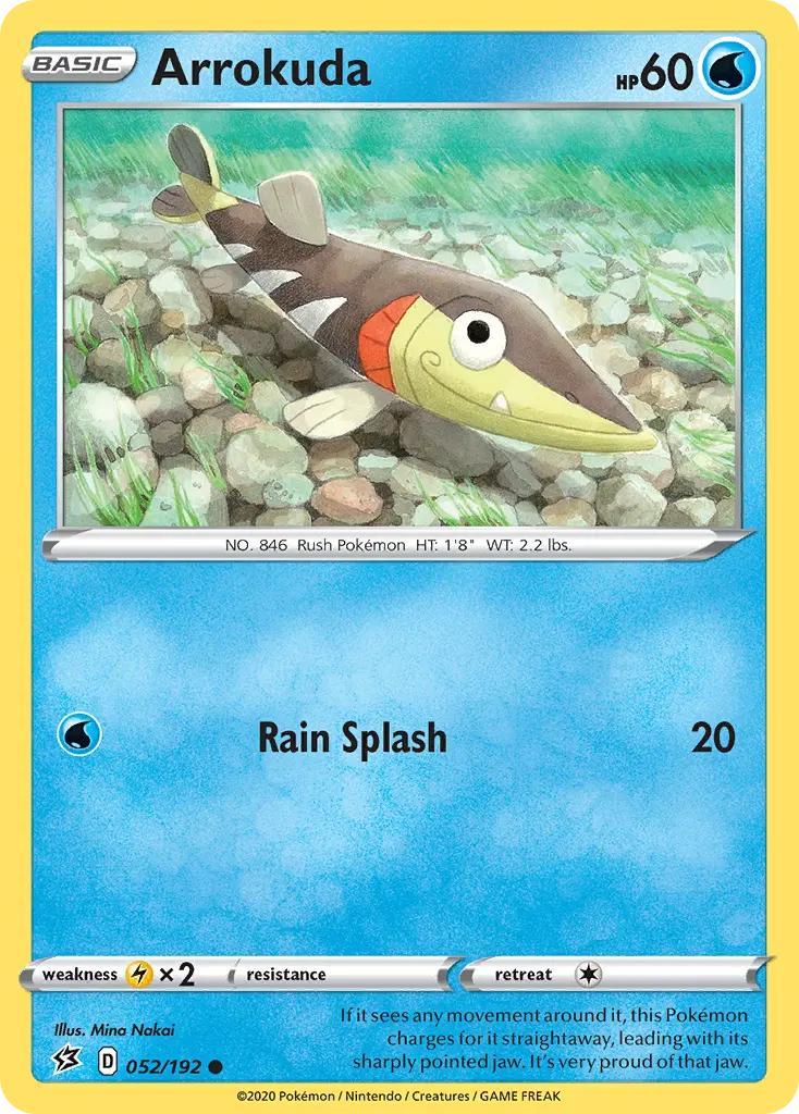 Arrokuda (Rebel Clash) - Pokémon in TCG Land México