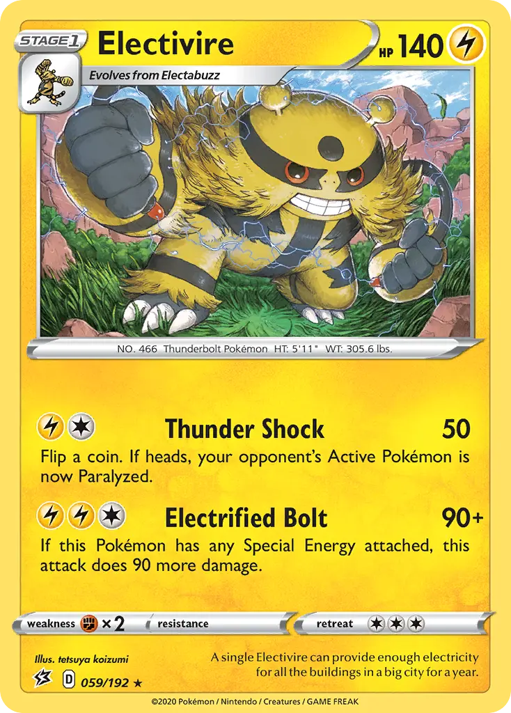 Electivire (Rebel Clash) - Pokémon in TCG Land México