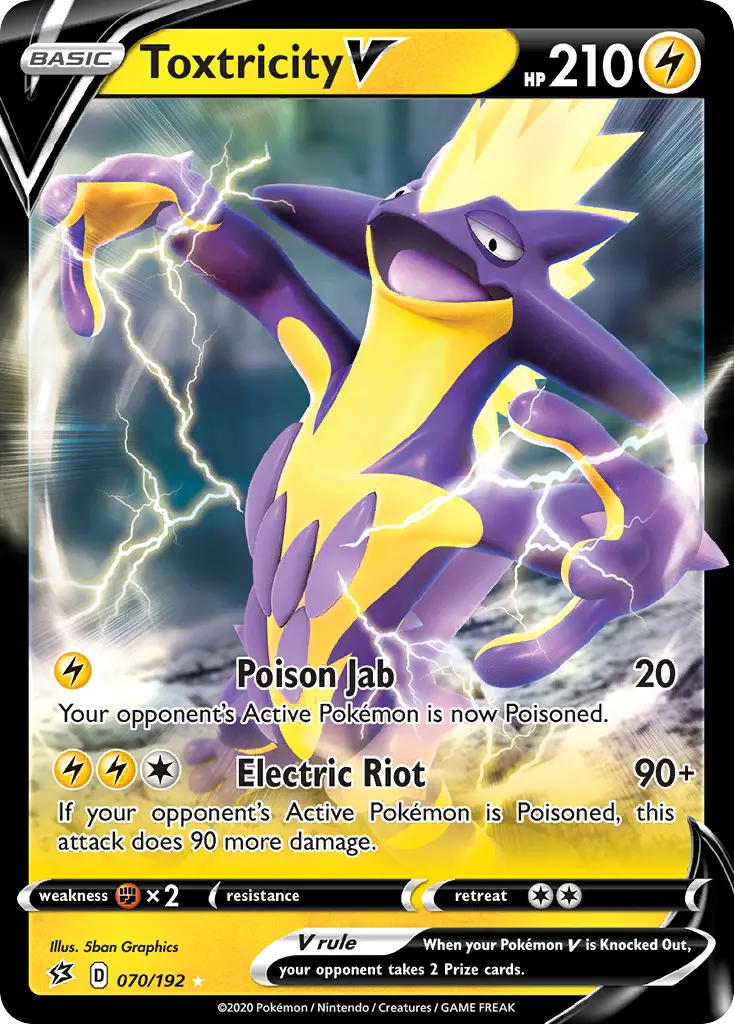 Toxtricity V (Rebel Clash) - Pokémon in TCG Land México