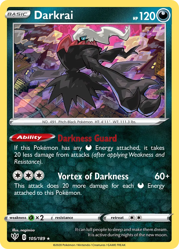 Darkrai (Darkness Ablaze) - Pokémon in TCG Land México