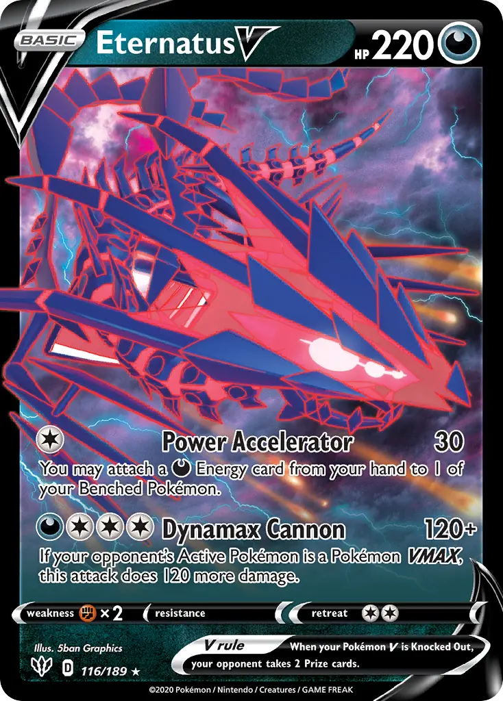 Eternatus V (Darkness Ablaze) - Pokémon in TCG Land
