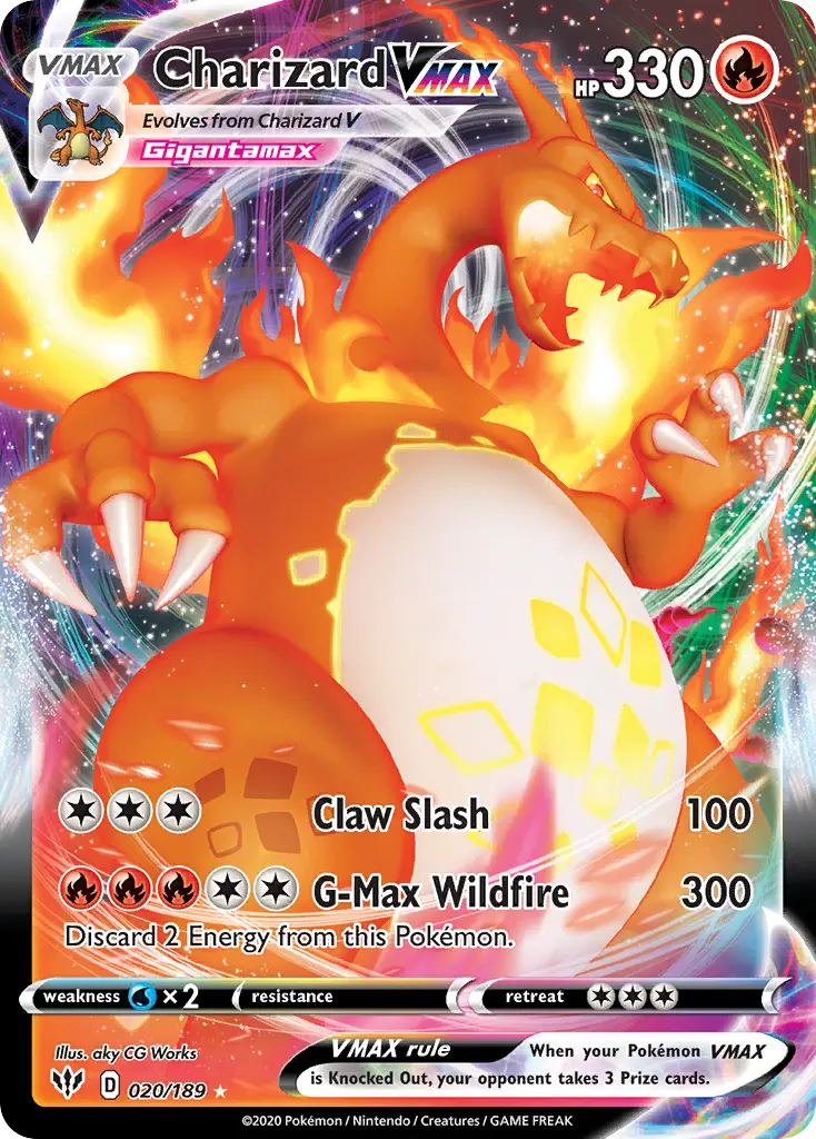 Charizard VMAX (Darkness Ablaze) - Pokémon in TCG Land